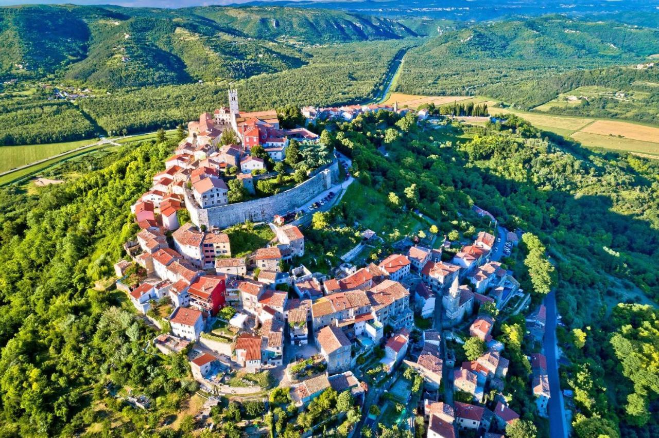 Casa Leonarda, Old Authentic Istrian Stone House Near Motovun, Central Istria Zamask Ngoại thất bức ảnh